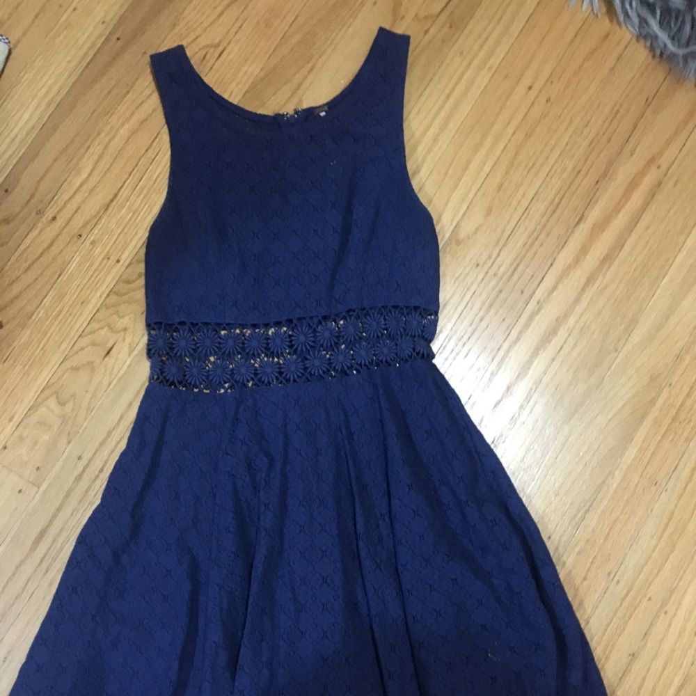 Free people navy floral dress